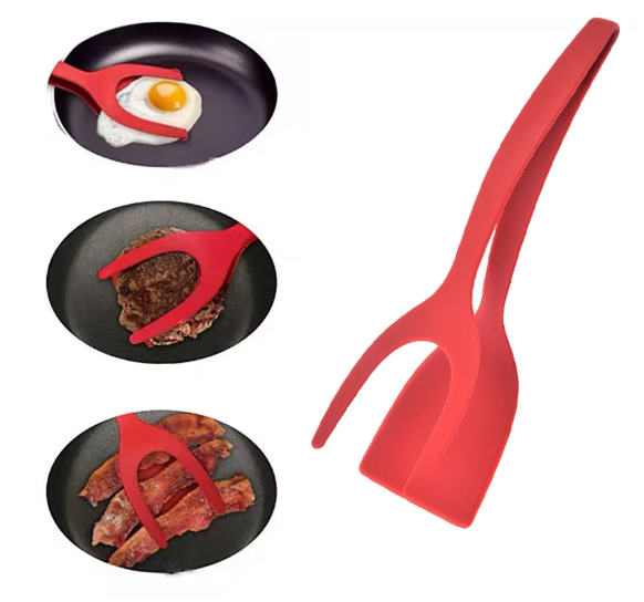 2 In 1 Spatula Tongs