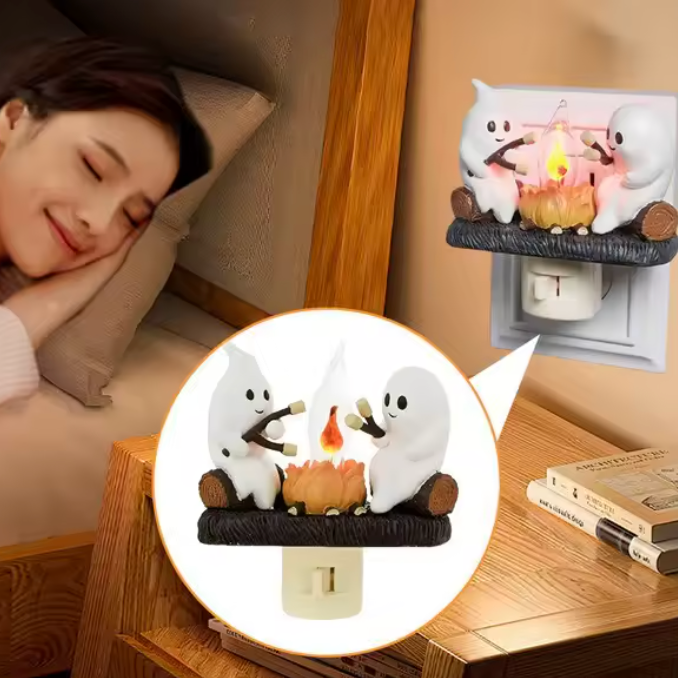 Ghost Campfire Nightlight