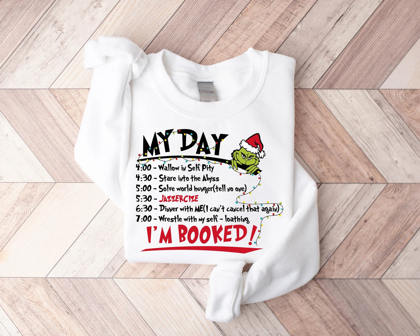 Christmas Schedule Sweatshirt