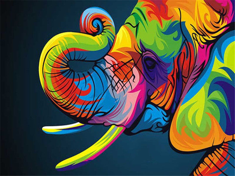 Neon Animals Paint By Number