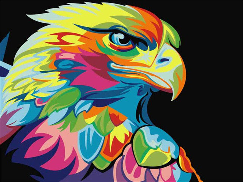 Neon Animals Paint By Number