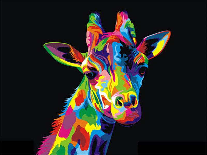 Neon Animals Paint By Number
