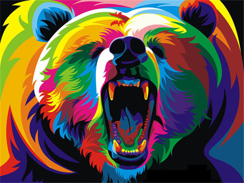 Neon Animals Paint By Number