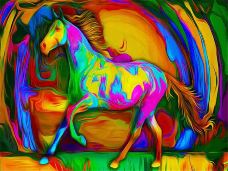 Neon Animals Paint By Number