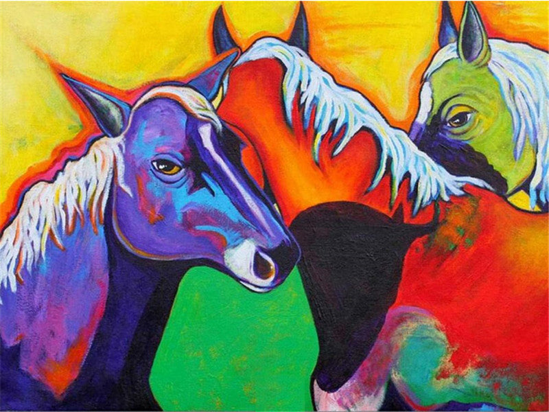 Neon Animals Paint By Number
