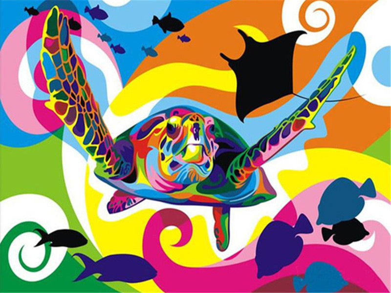 Neon Animals Paint By Number