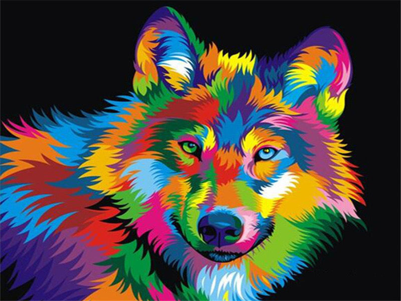 Neon Animals Paint By Number