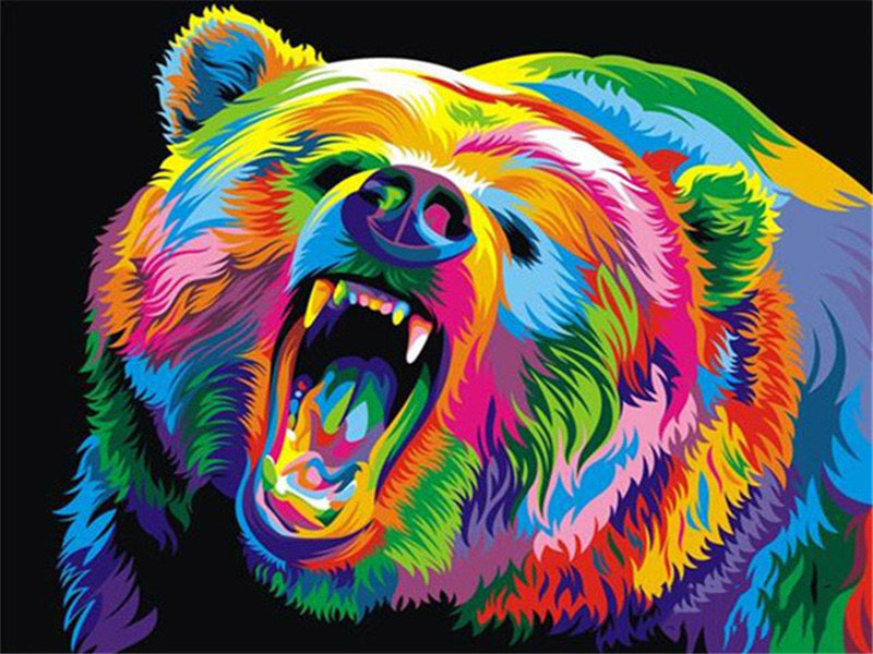 Neon Animals Paint By Number