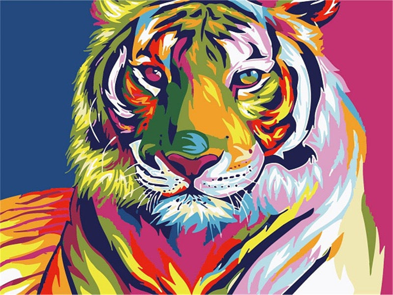 Neon Animals Paint By Number