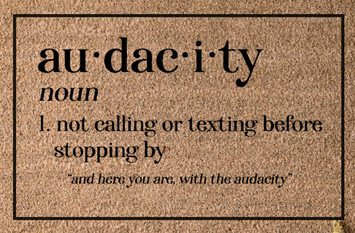Audacity Doormat