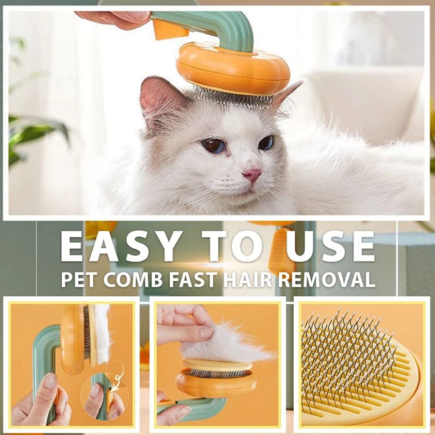 Pet Pumpkin Brush