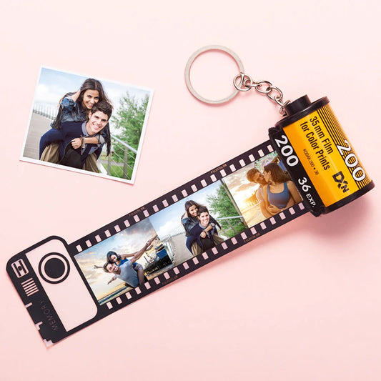 Personal Film Roll Keychain