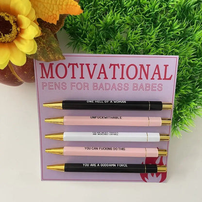 Fresh out of F*cks / Motivational Pen Set