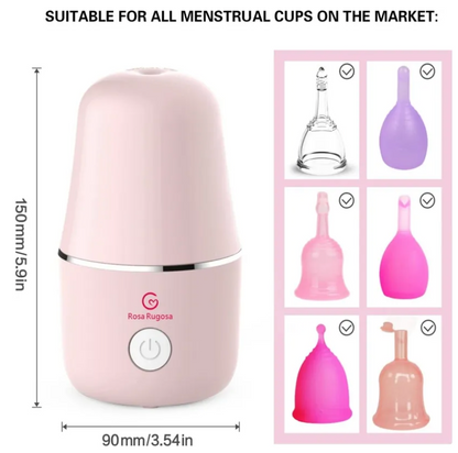 Menstrual Cup Steamer + 2 Menstrual Cups