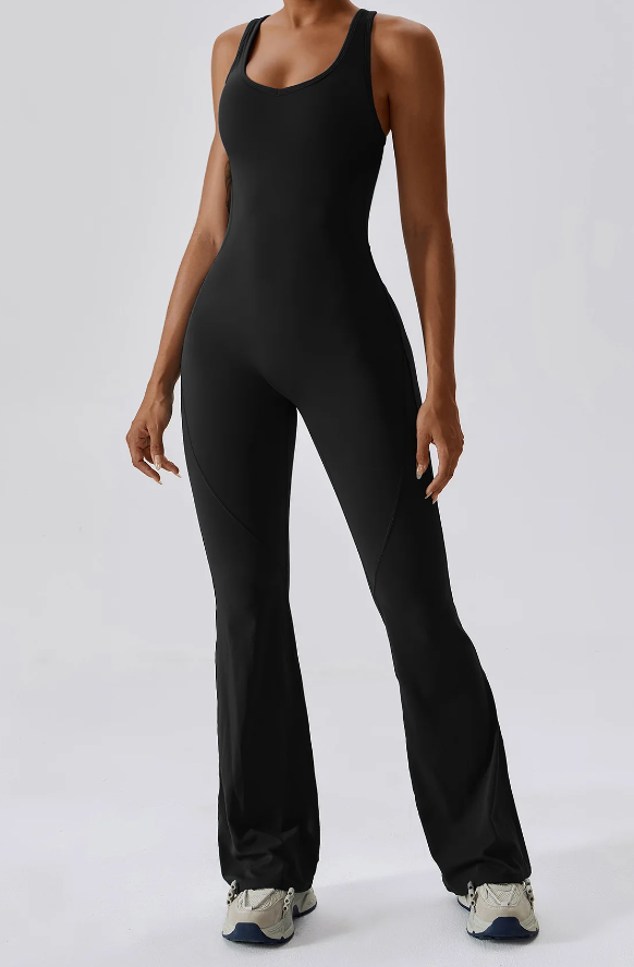 Backless Ruched Jumpsuit
