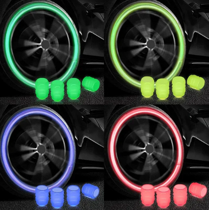 Luminous Wheel Valve Caps