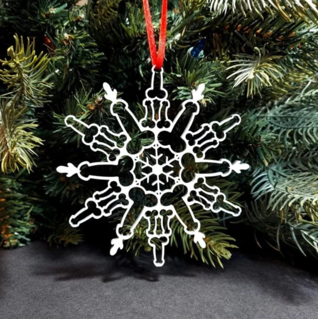 Funny Penis Snowflake Ornament