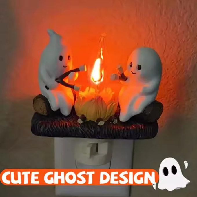 Ghost Campfire Nightlight